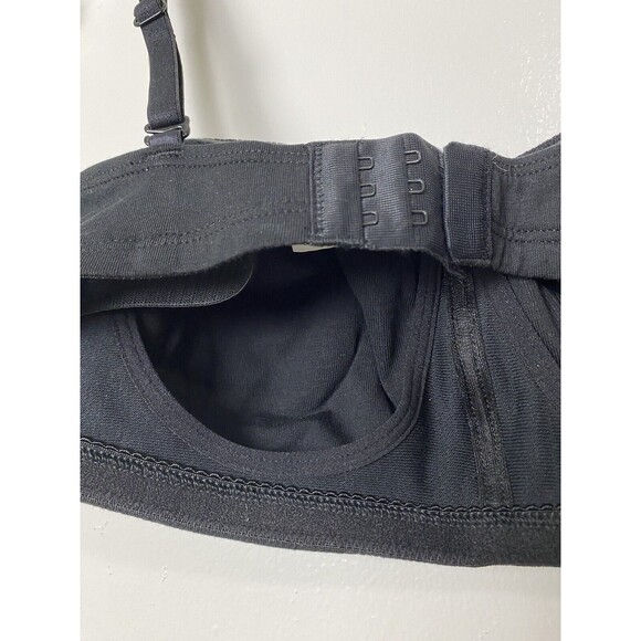 Enamor Perfect Shaping Bra 38B Black Wireless Strapless High Coverage Non Padded - Picture 2 of 11